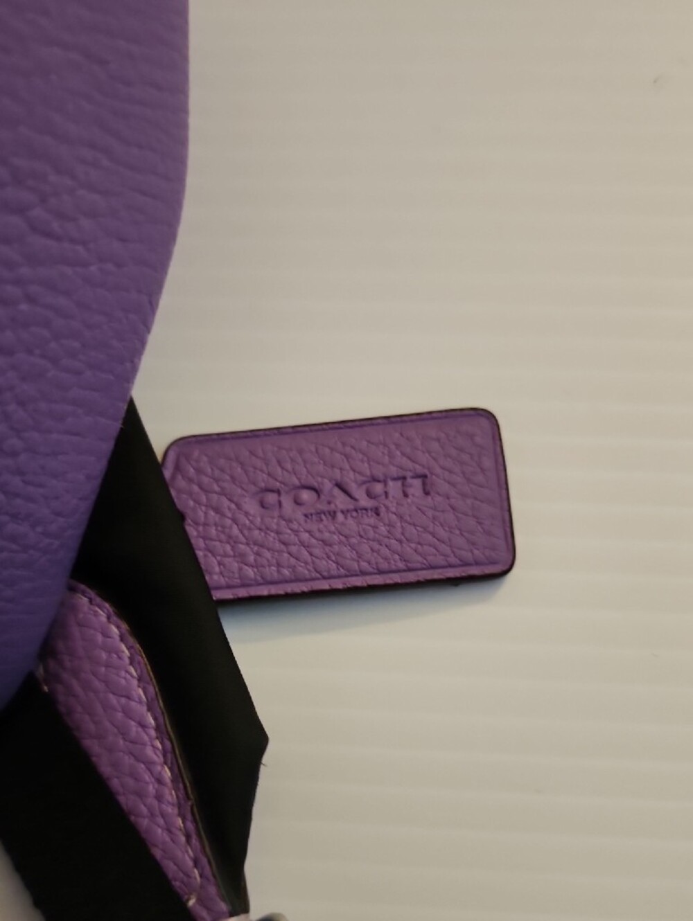 Coach Court Signature Canvas Mini Backpack in Lavender and Brown. E2321-6671. - Picture 16 of 16